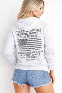 Load image into Gallery viewer, Freedom -Obama Quote Hoodie|  - Classic Unisex Pullover Hoodie -