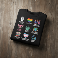 Load image into Gallery viewer, Big Fan of Human Rights T-Shirt | Trans, BLM, Science is Real, Banned Books | Unisex Cotton Tee